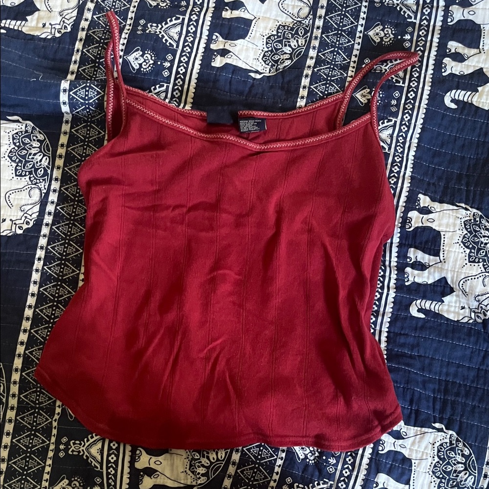 Route 66 Burgundy Camisole Top